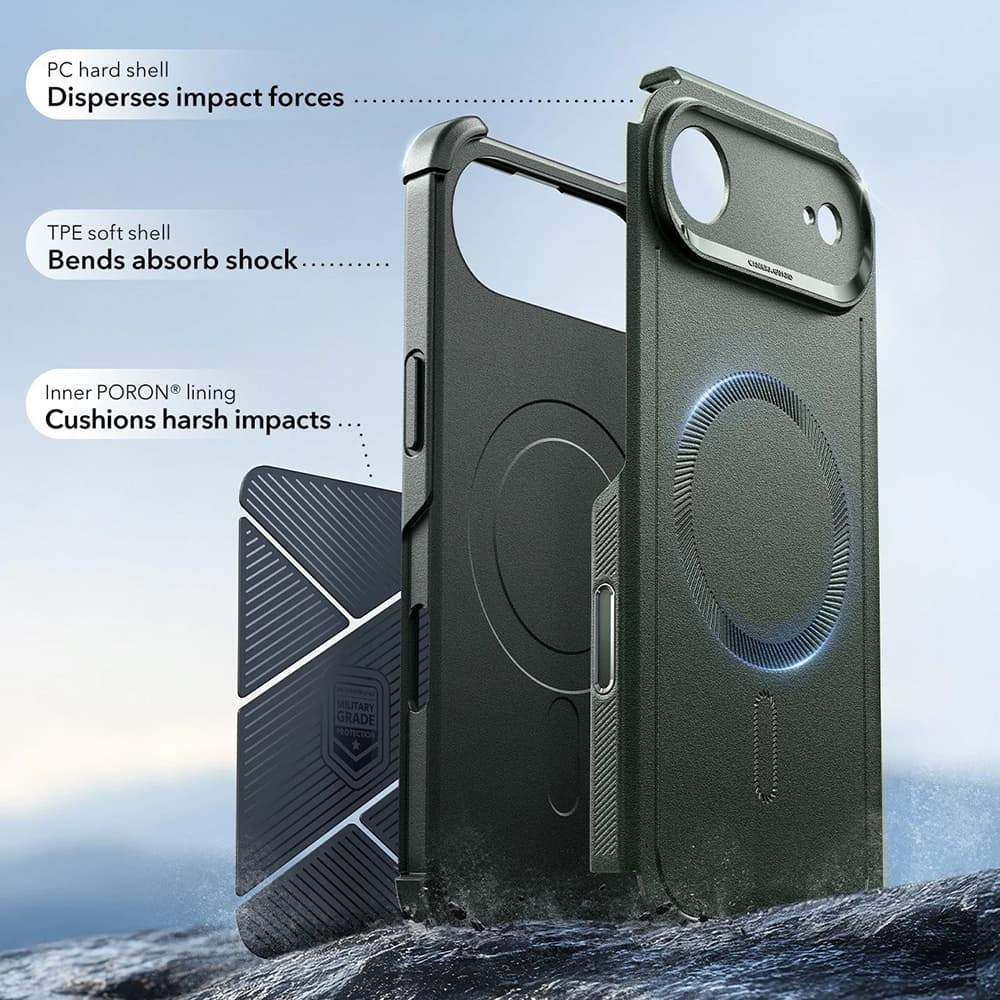 ESR Cyber Halolock pro iPhone 17 Air zelený - náhled 3