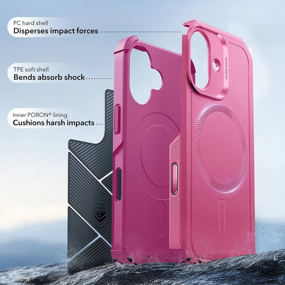 ESR Cyber Halolock pro iPhone 17 růžová - náhled 3