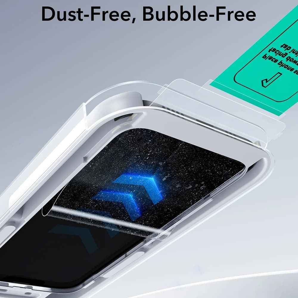 ESR Tempered Glass UltraFit (3 kusy) iPhone 17 Pro Max černá - náhled 3
