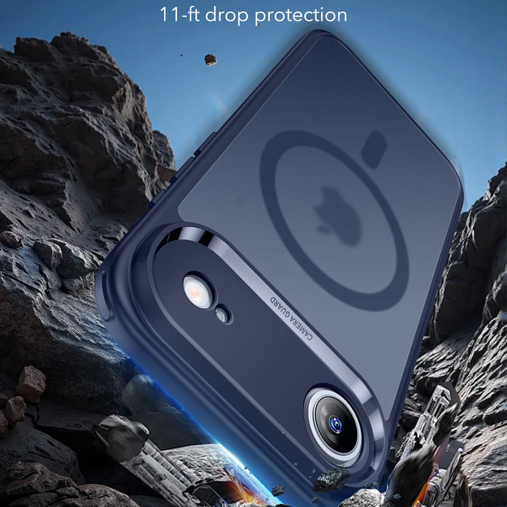 ESR Classic Hybrid HaloLock pro iPhone 17 Air v matné modré - náhled 3