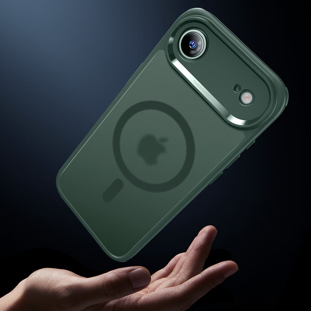 ESR Classic Hybrid HaloLock pro iPhone 17 Air Zelená Mlha - náhled 3