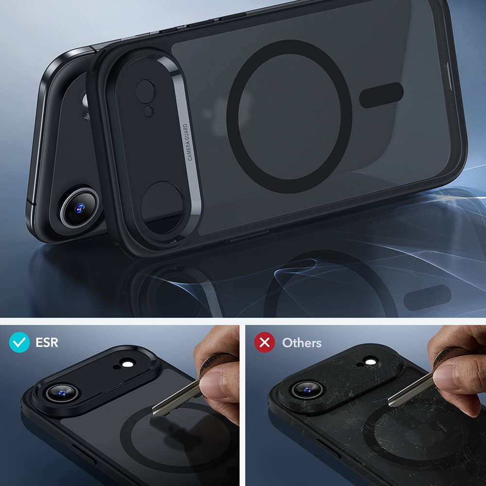 ESR Classic Hybrid HaloLock pro iPhone 17 Air v matné černé - náhled 3