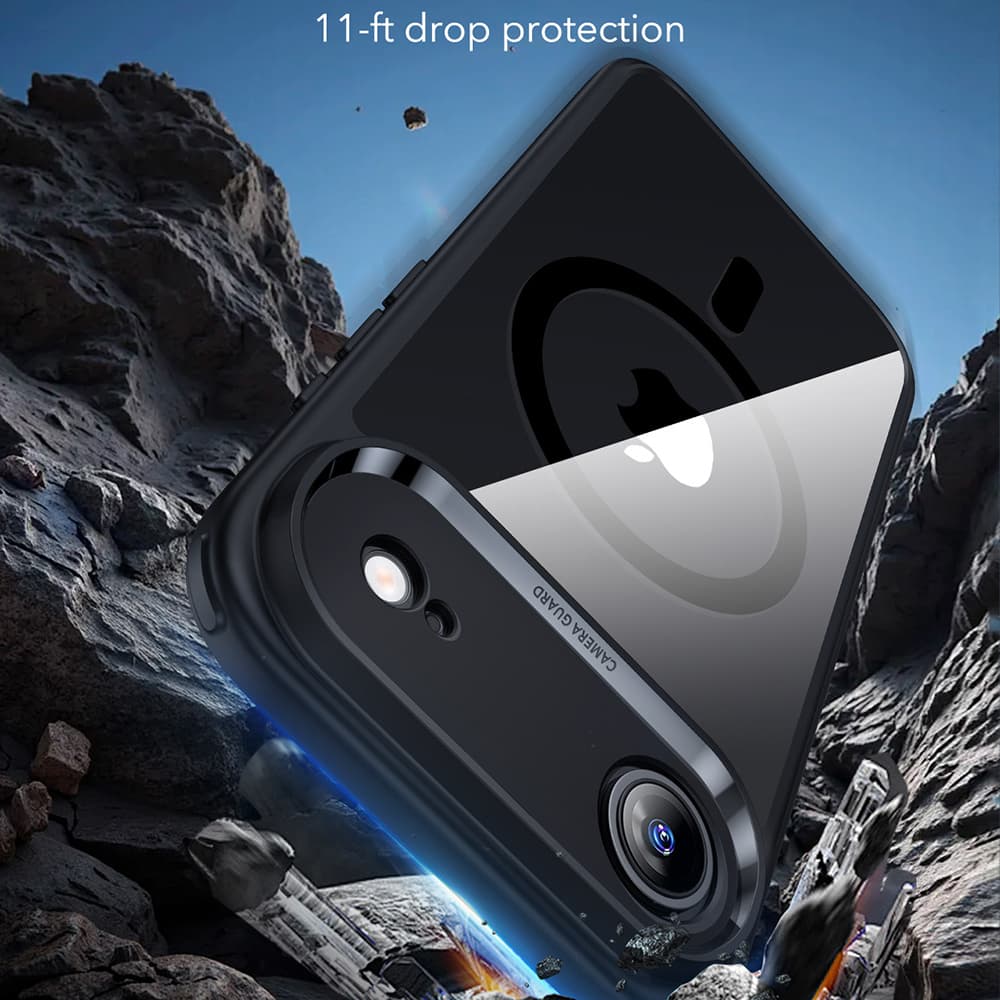 ESR Classic Hybrid HaloLock pro iPhone 17 Air čirý černý - náhled 3