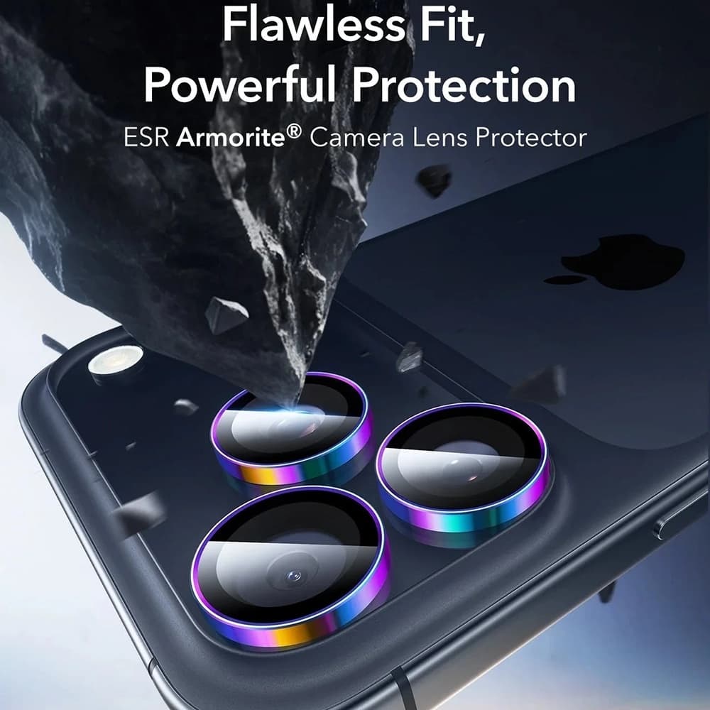 ESR Armorite ochranné kryty na čočky fotoaparátu iPhone 14 Pro/Pro Max chromatic - náhled 3