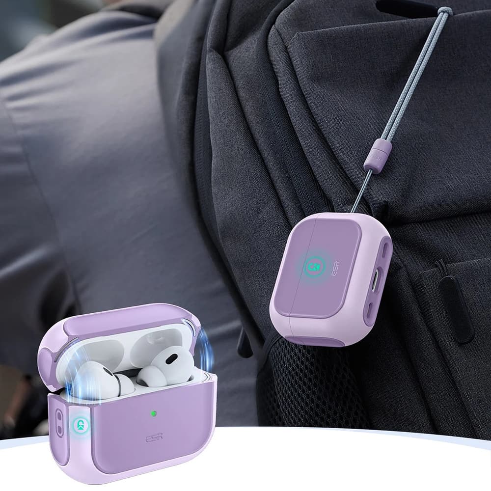 ESR Orbit Hybrid HaloLock pro Apple AirPods Pro 3 levandulová - náhled 3
