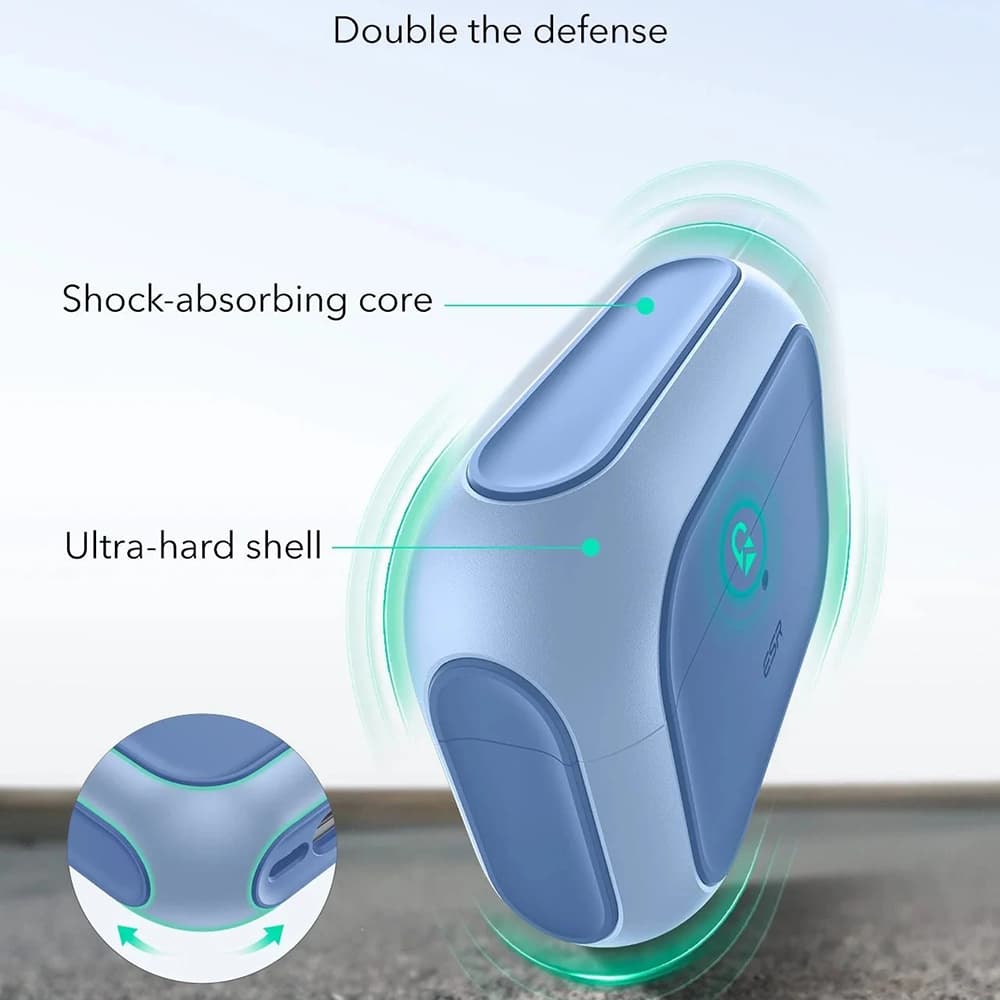 ESR Orbit Hybrid HaloLock pro Apple AirPods Pro 3 modrý prášek - náhled 3