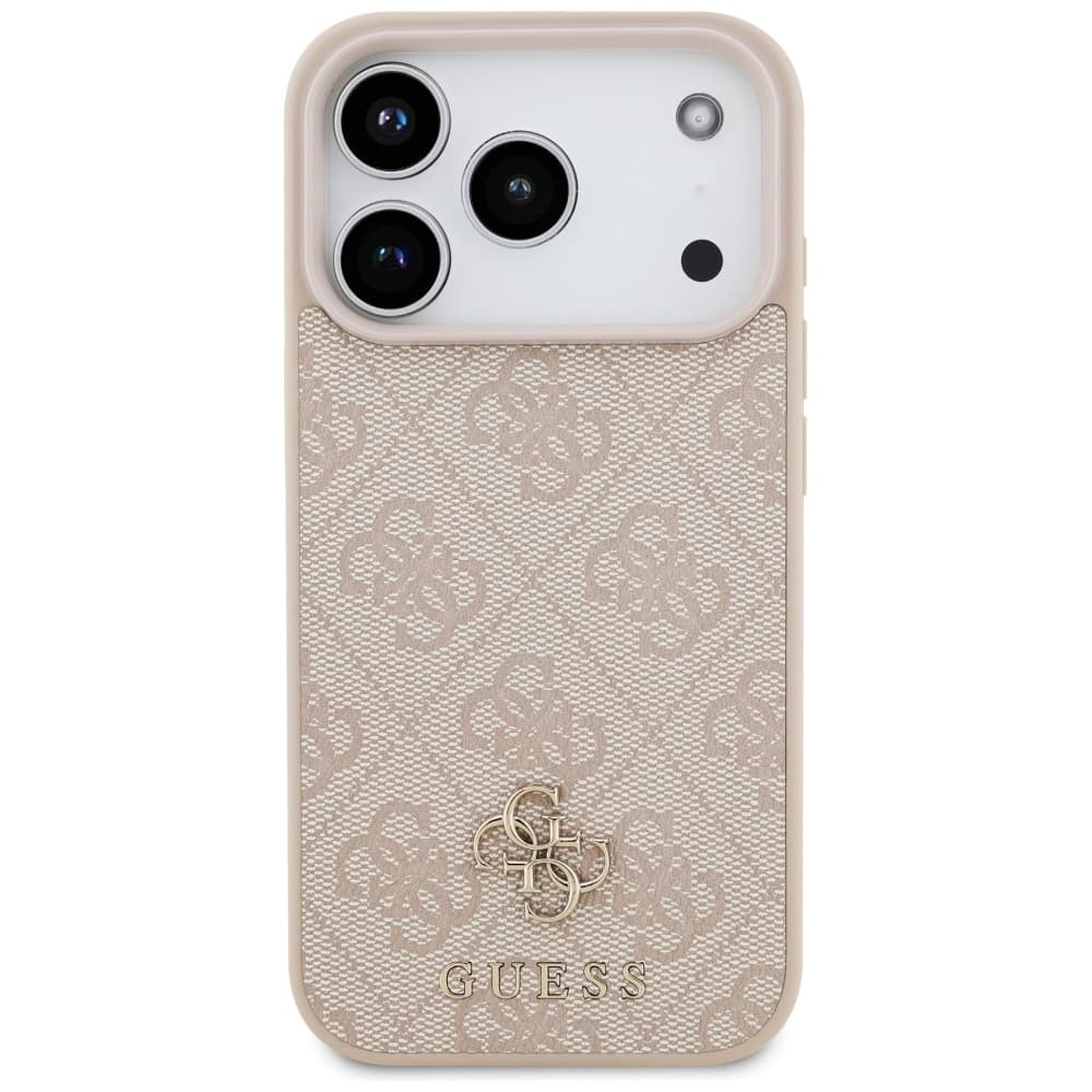 Guess – 4G malé a klasické logo MagSafe (GUHMP17LP4SM4MP) – iPhone 17 Pro – růžové - náhled 3