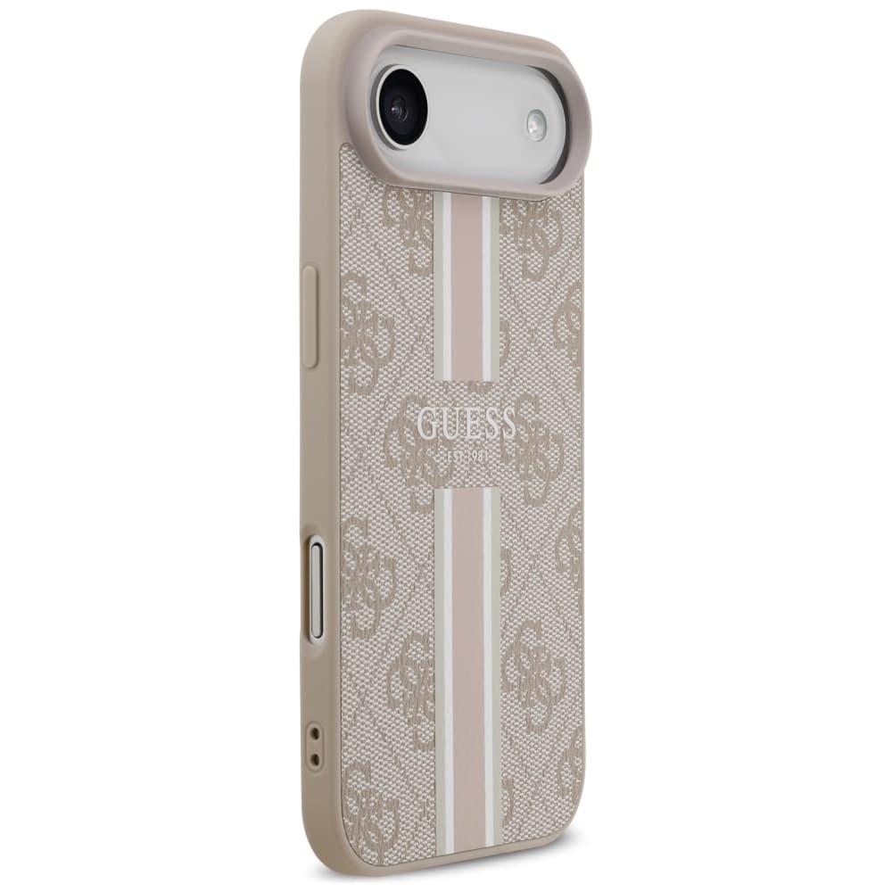 Guess Hardcase 4G Printed Stripes MagSafe iPhone 17 Air růžová - náhled 3