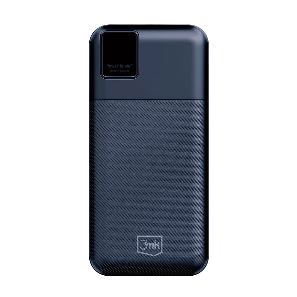 3mk Power Bank PowerHouse 2x USB-A 1x USB-C 20000mAh 22.5W černá - náhled 3