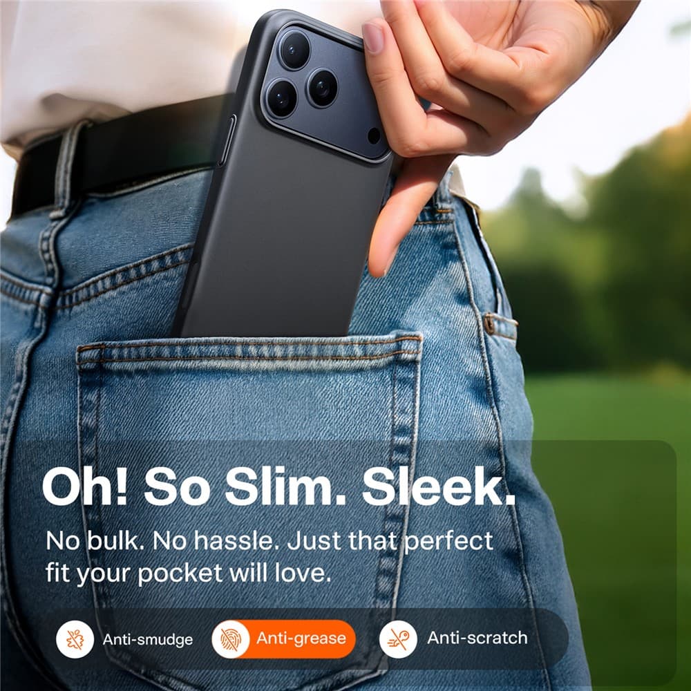 Torras SlimFit MagSafe Series pro iPhone 17 Pro Max černý - náhled 3