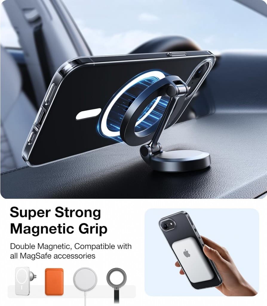 Torras SlimFit MagSafe Series iPhone 17 černý obal - náhled 2