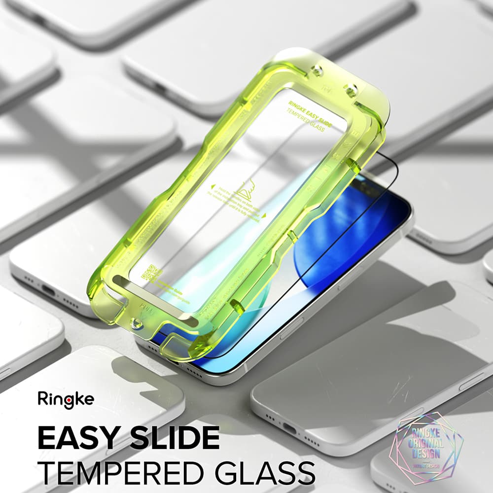 Ringke Easy Slide tvrzené sklo (2 kusy) iPhone 17 čiré - náhled 3