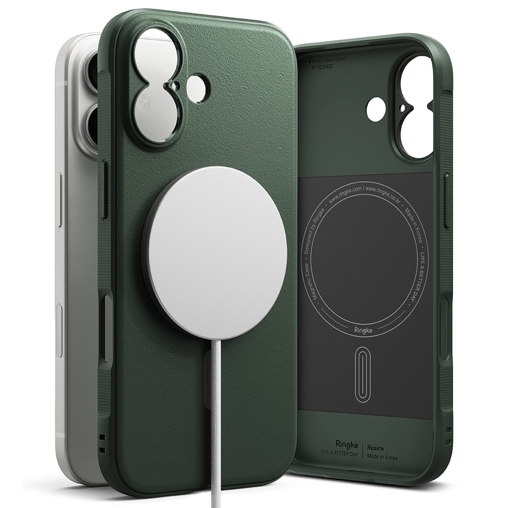 Ringke Onyx MagSafe pro iPhone 17 tmavě zelený - náhled 3