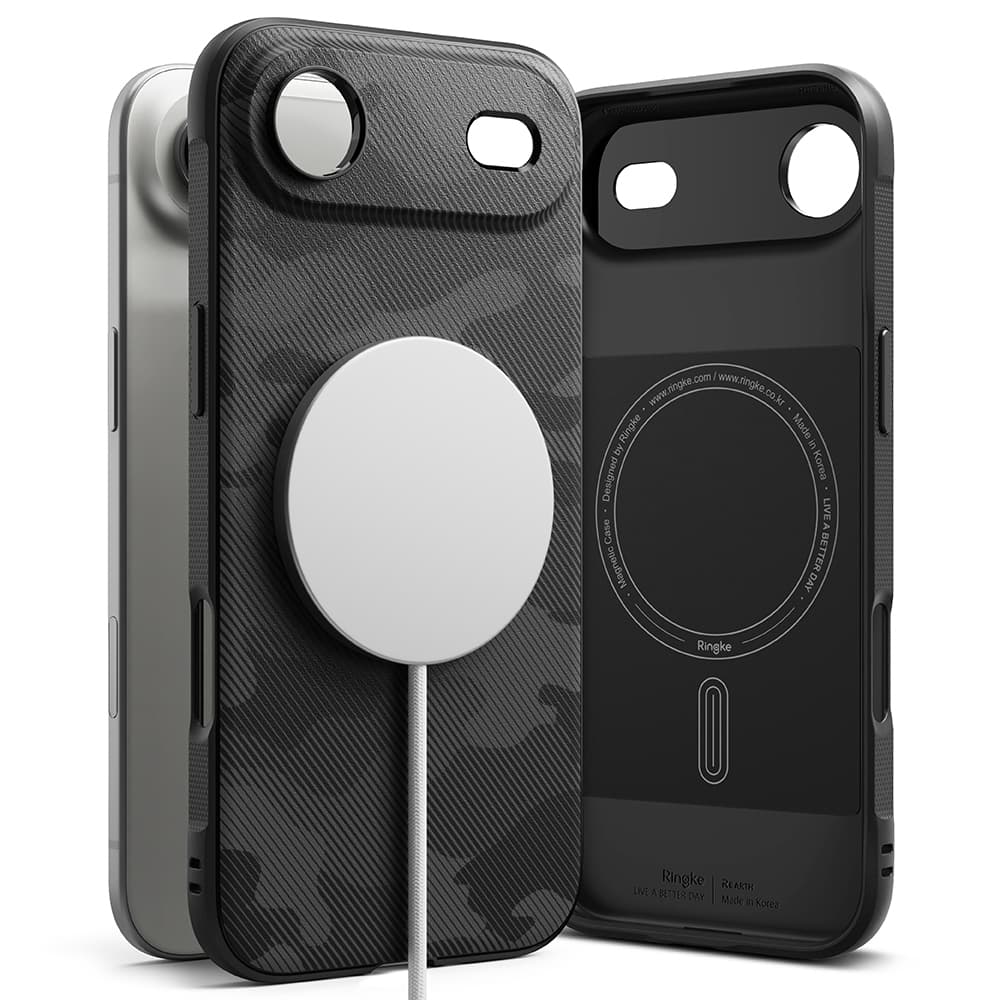Ringke Onyx MagSafe pro iPhone 17 Air maskáčová černá - náhled 3