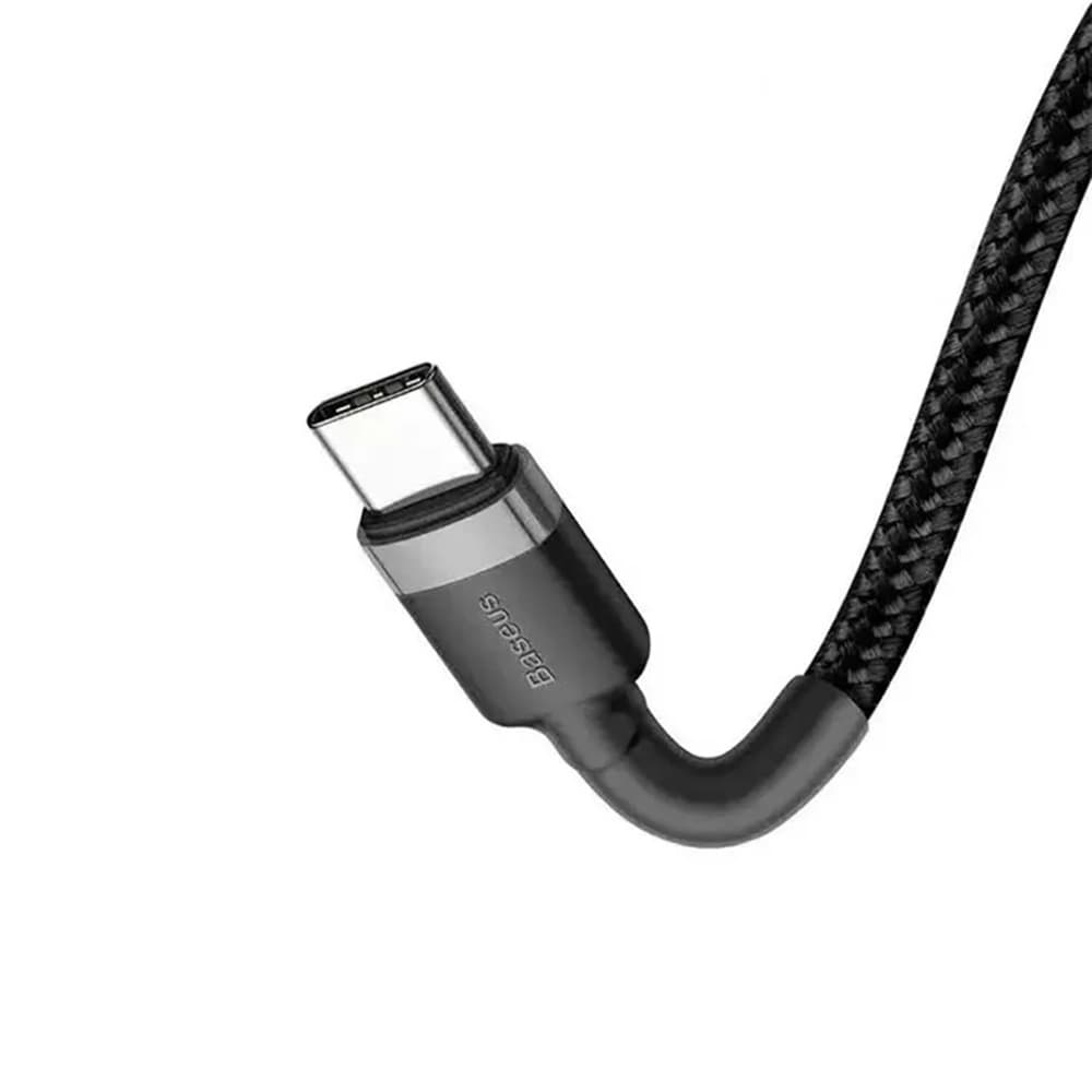 Baseus - (balení 3 ks) datový kabel Cafule (E0418501) - rychlonabíjecí, USB-C na USB-C, 60W, 2m - černá / šedá - náhled 3