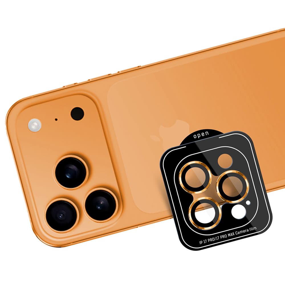 3mk - Lens Protection Pro - iPhone 17 Pro / iPhone 17 Pro Max - oranžová - náhled 3