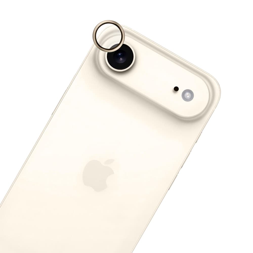 3mk Hardy Lens Protection Pro iPhone 17 Air titanová zlatá - náhled 3