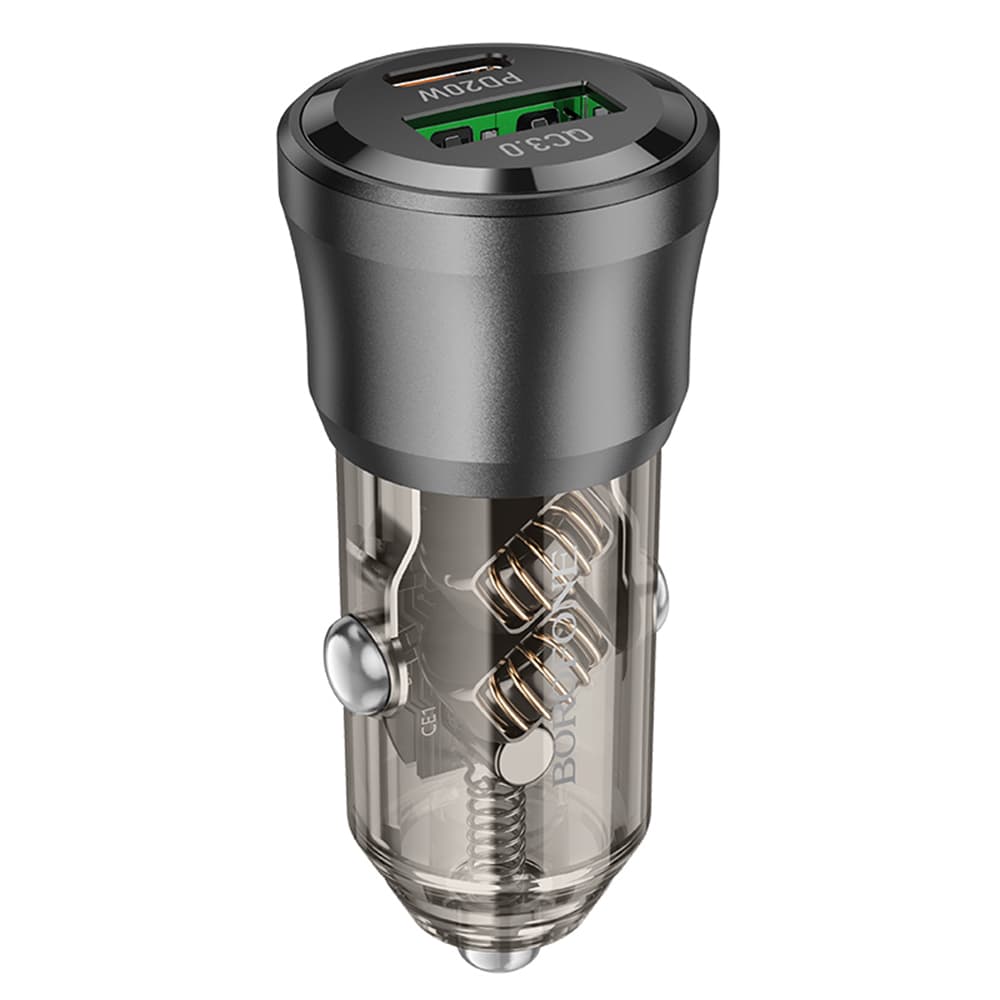 Borofone Journey BZ25 autonabíječka USB-C rychlé nabíjení 38W - náhled 3