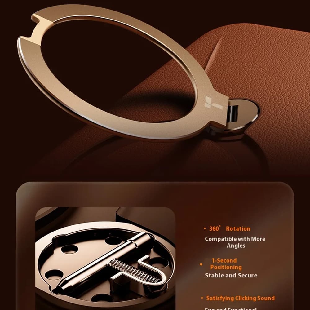 Torras QPRO Leather Series iPhone 17 Pro Max hnědý - náhled 3