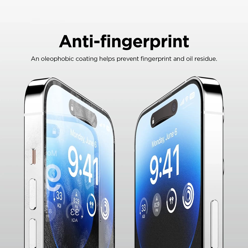 ANANK 2.5D 5X zesílený protiskluzový chránič obrazovky iPhone 17 Pro Max černý - náhled 3