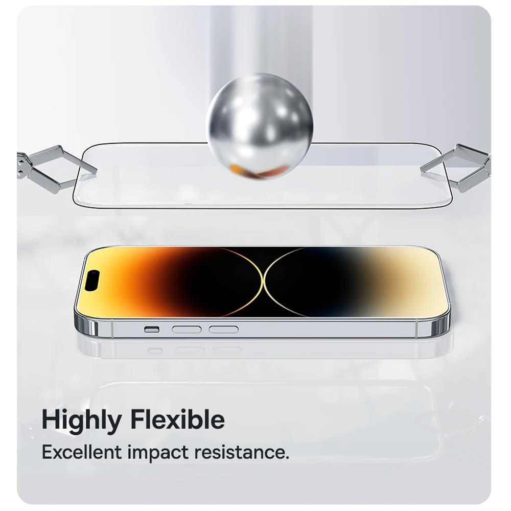 ANANK 2.5D 5X Zesílené Celoskleněné Ochranné Sklo iPhone 17 Air Černé - náhled 3