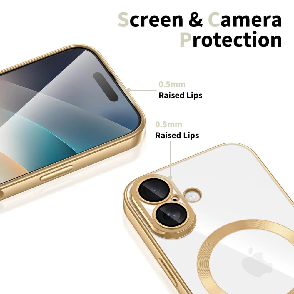 Techsuit Luxury Crystal MagSafe pro iPhone 17 v tmavě modré - náhled 3