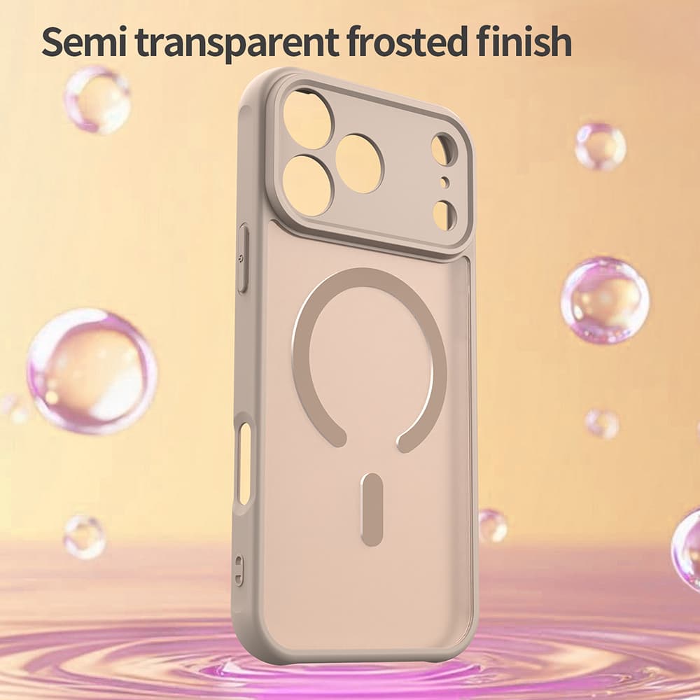 Techsuit HaloFrost II MagSafe kryt pro iPhone 17 Pro zlatý - náhled 3