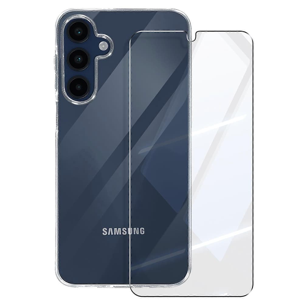 3mk Pack ComfortDuo sklo a pouzdro Samsung Galaxy A36 5G A56 5G průhledné - náhled 3