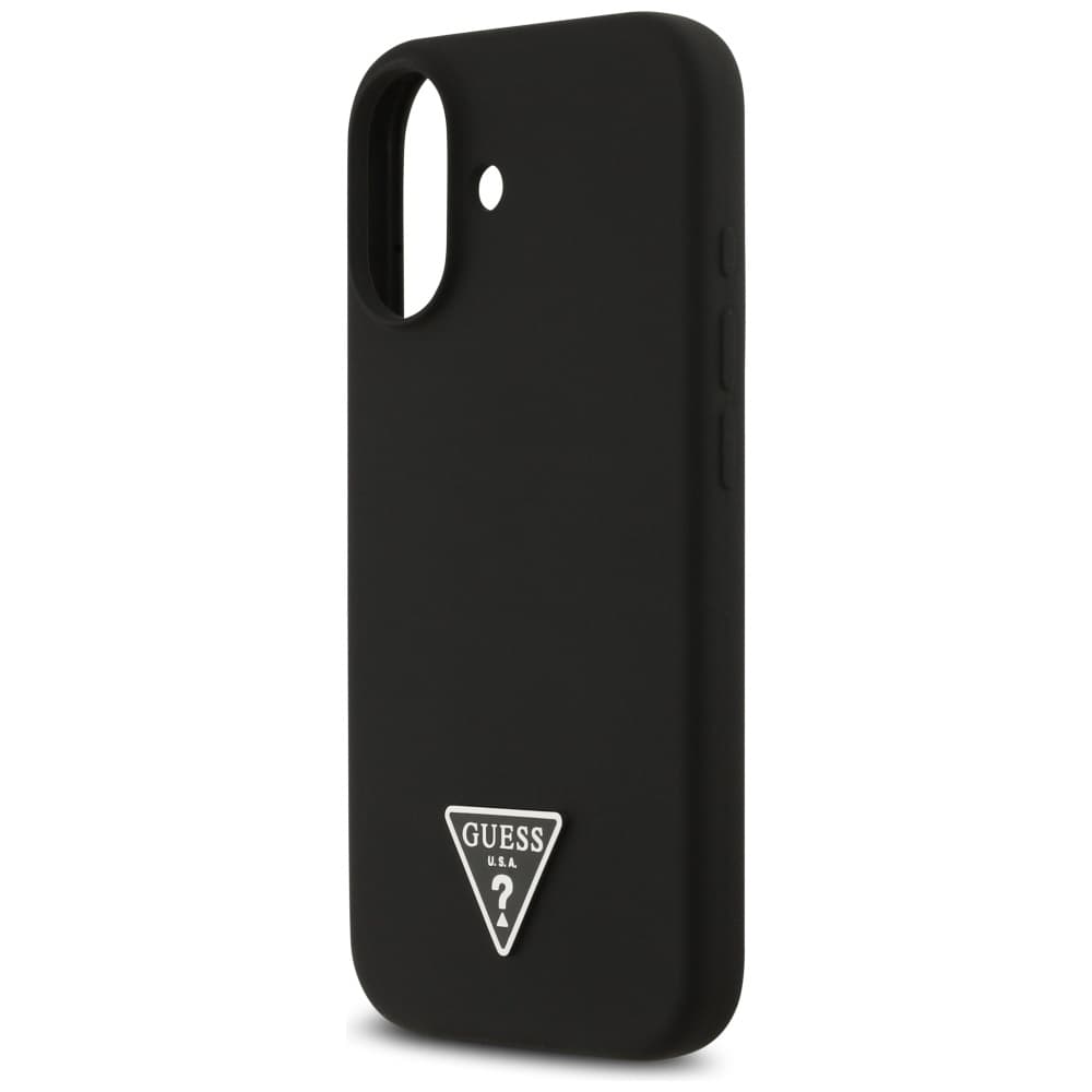 Guess Silicone Triangle Logo MagSafe GUHMP17SSCTRLMK iPhone 17 černý - náhled 3