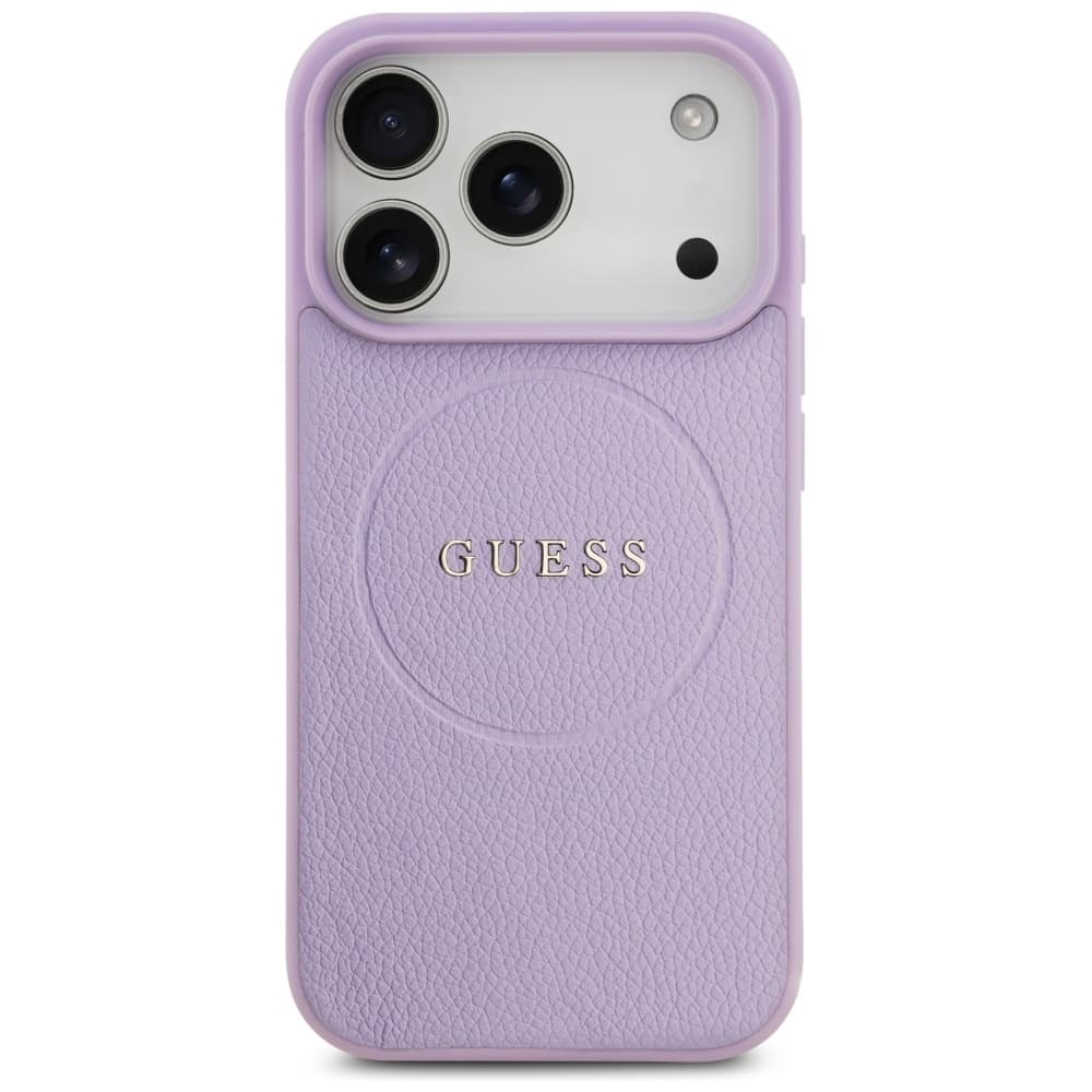 Guess Grained Gold Ring MagSafe GUHMP17LPGHSMMU iPhone 17 Pro fialová - náhled 3