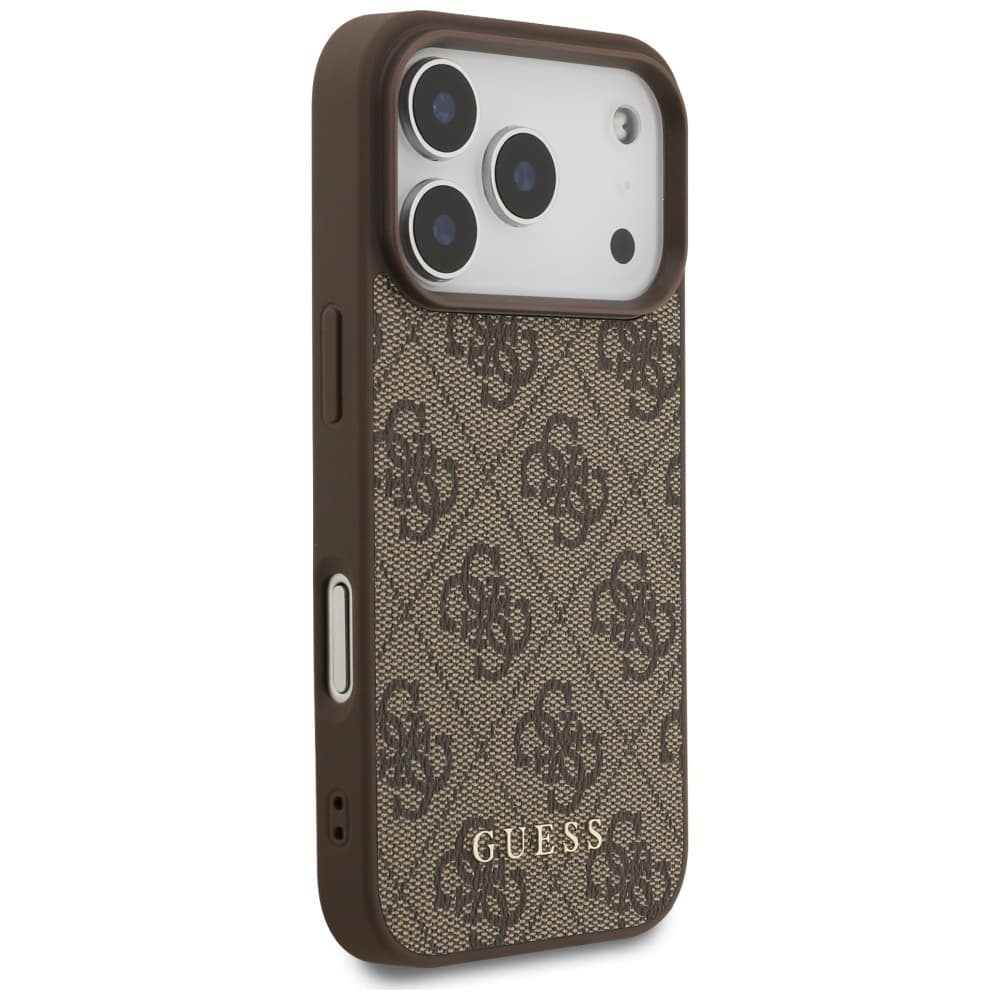 Guess Hardcase 4G Classic GUHCP17LG4GFBR pro iPhone 17 Pro hnědý - náhled 3
