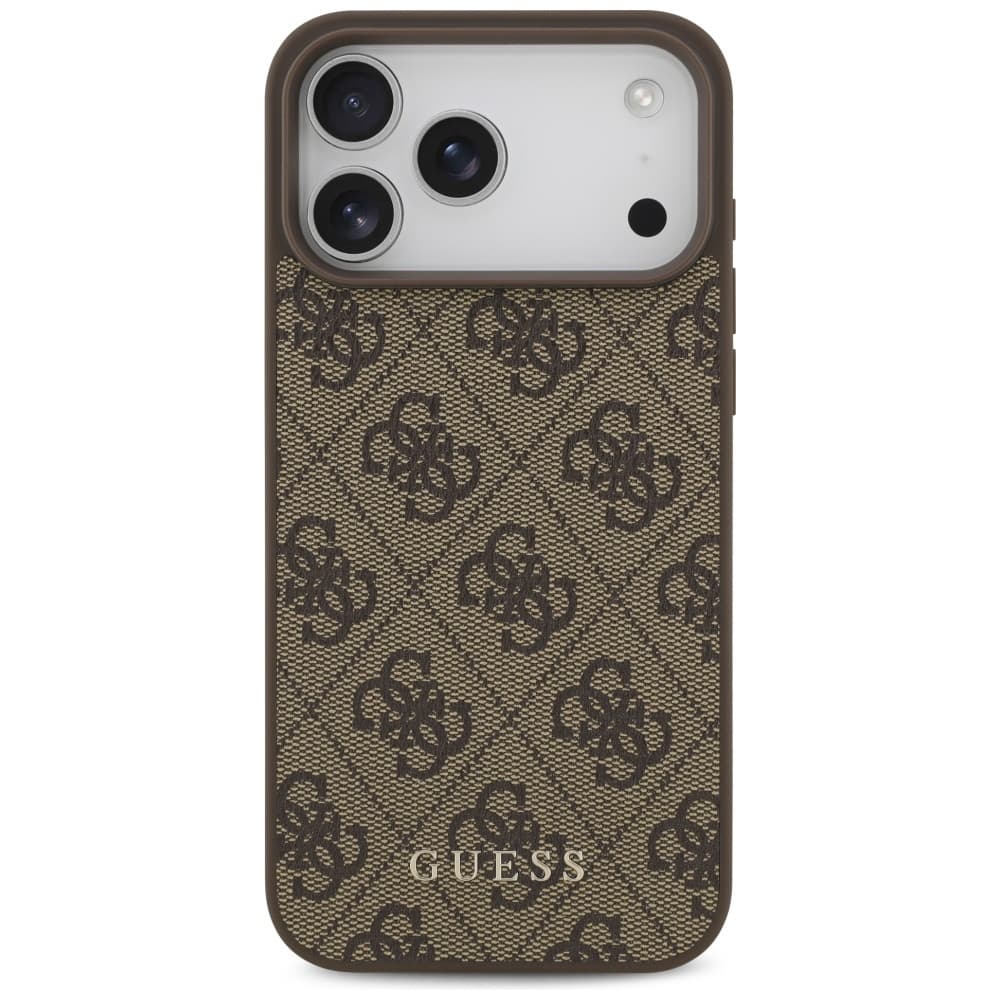 Guess Hardcase 4G Classic iPhone 17 Pro Max hnědý - náhled 3