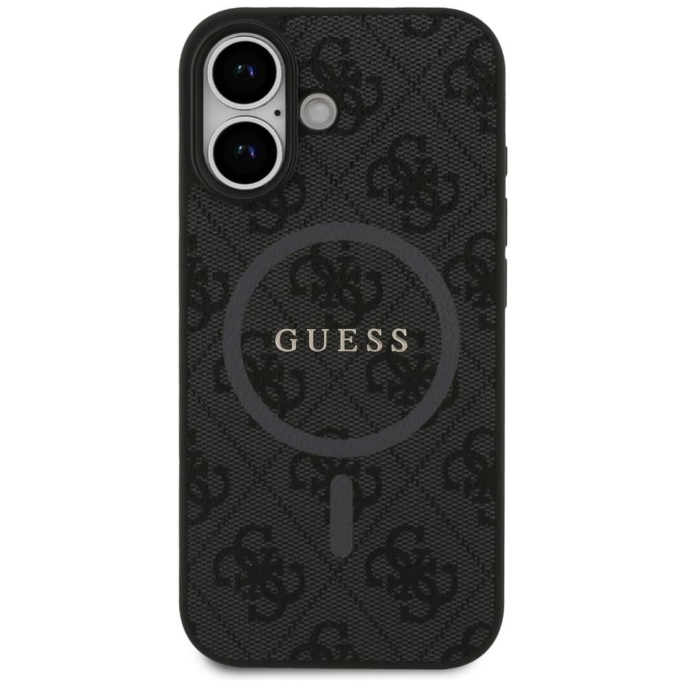 Guess 4G Ring Classic Logo MagSafe iPhone 17 černý - náhled 3