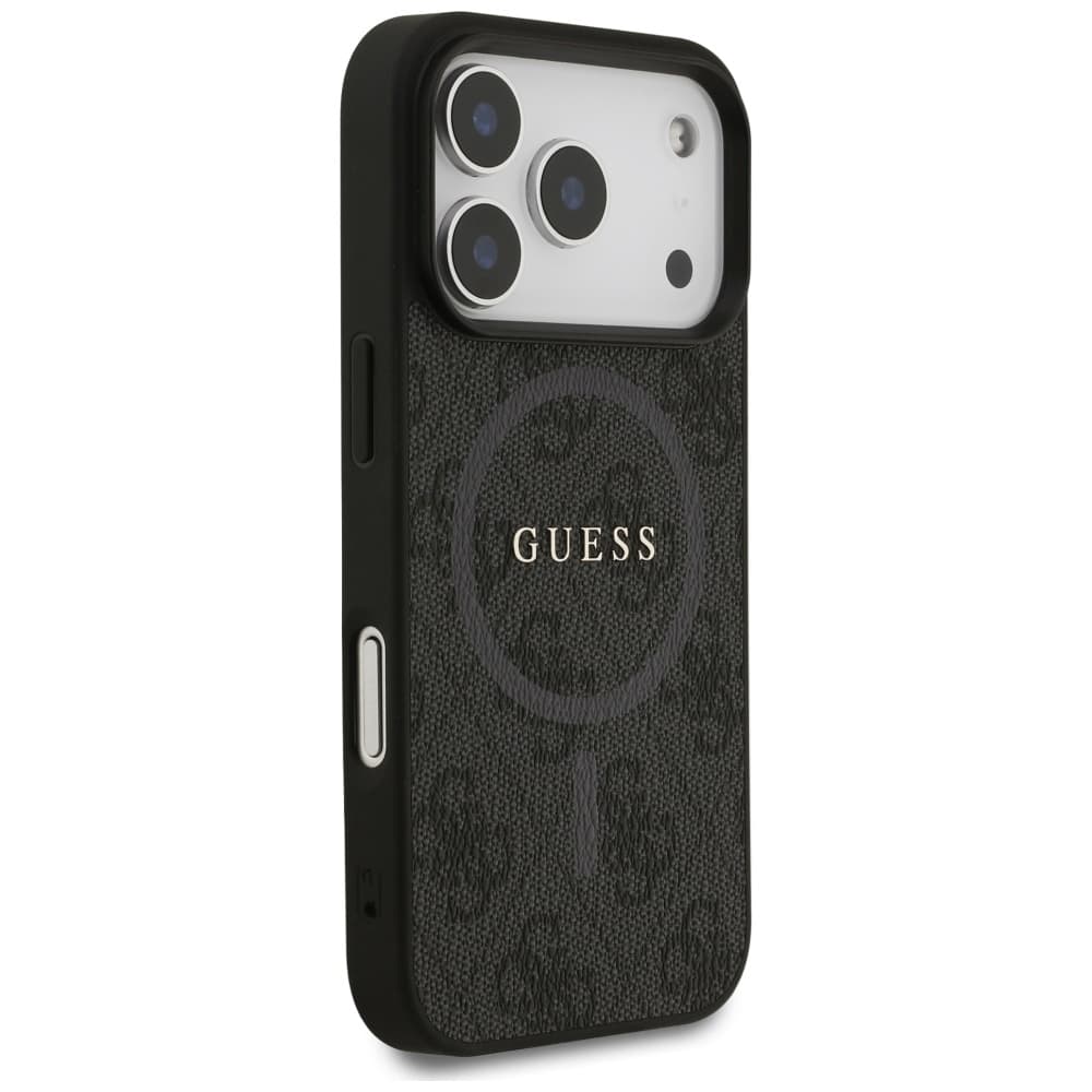 Guess 4G Ring Classic Logo MagSafe iPhone 17 Pro černý - náhled 3