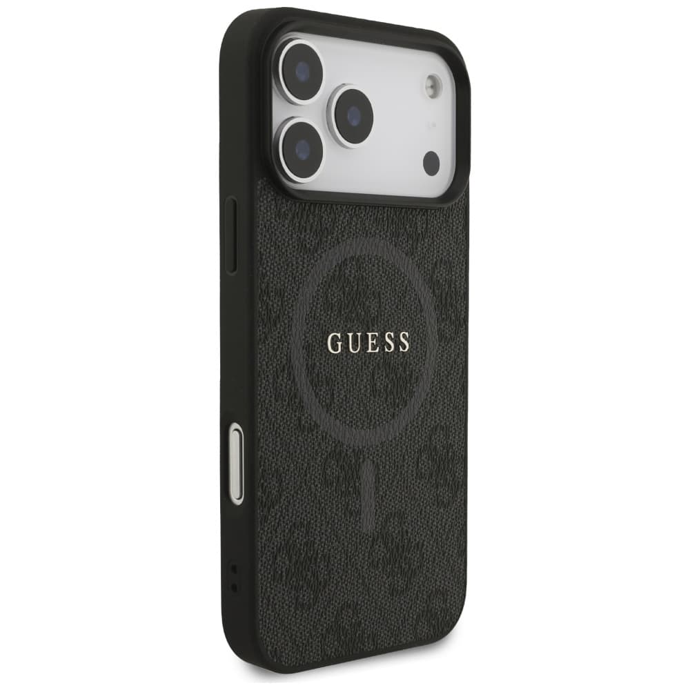 Guess 4G Ring Classic Logo MagSafe iPhone 17 Pro Max černý - náhled 3