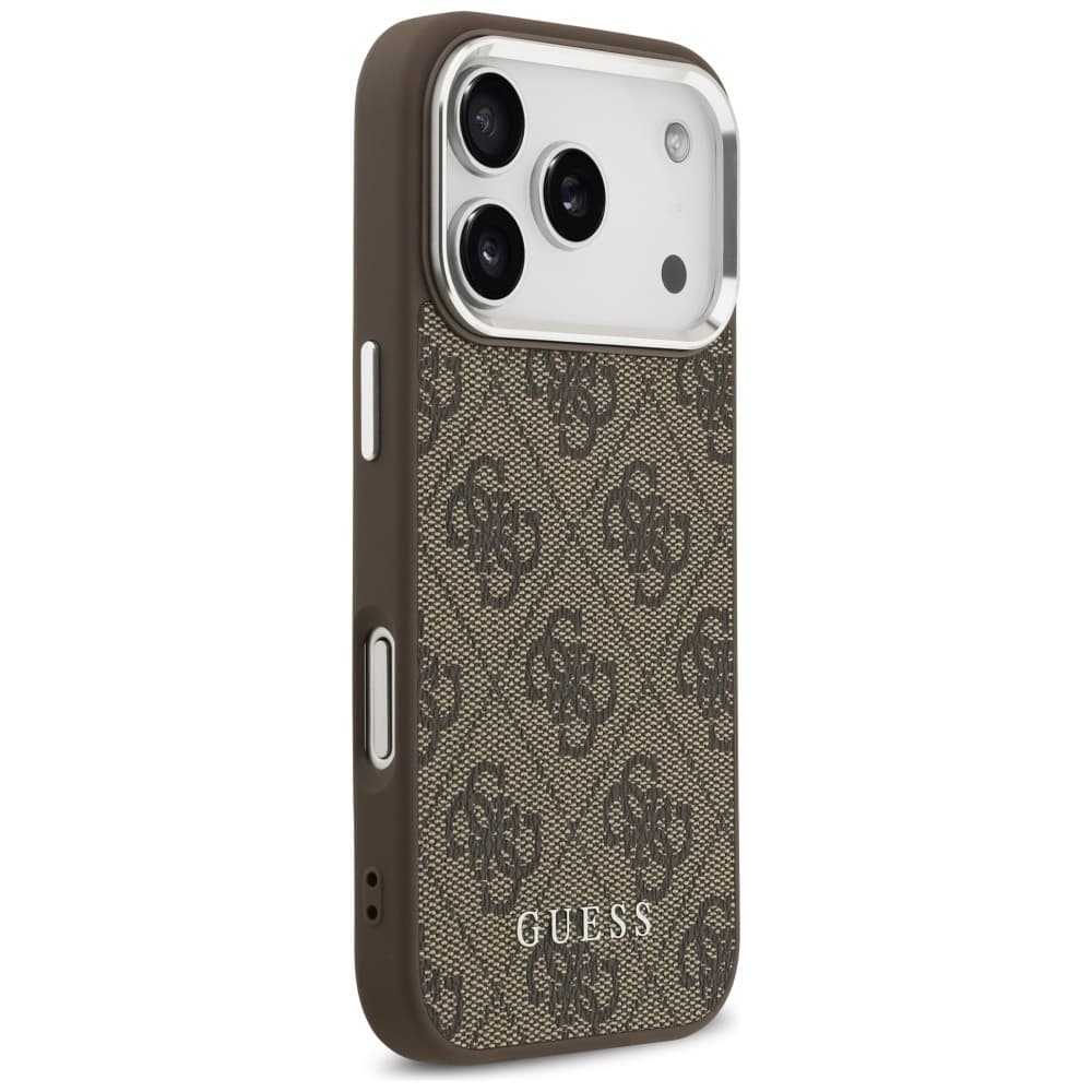 Guess Hardcase 4G Classic Logo MagSafe iPhone 17 Pro hnědý - náhled 3