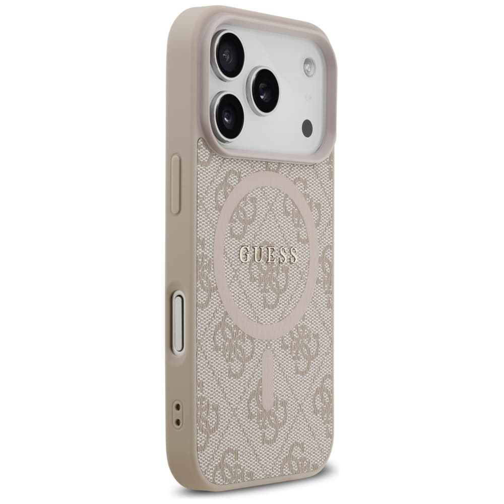 Guess 4G Ring Classic Logo MagSafe (GUHMP17XG4GFRP) pro iPhone 17 Pro Maxrůžová - náhled 3