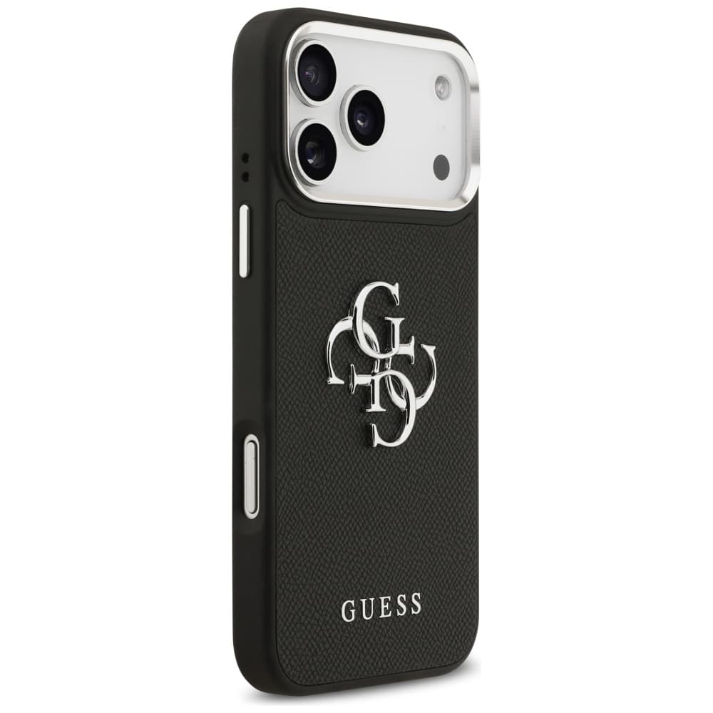 Guess Hardcase 4G Grained Big and Classic Logo iPhone 17 Pro černá - náhled 3