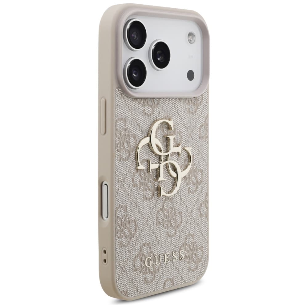 Guess Hardcase 4G Big Logo iPhone 17 Pro Max růžová - náhled 3