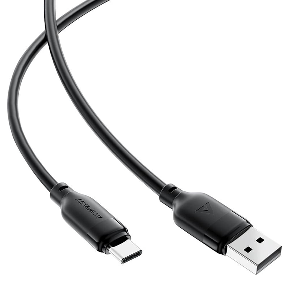 Acefast Datový kabel C16-04 Rychlonabíjecí USB na Type-C 3A 1.2m černý - náhled 3
