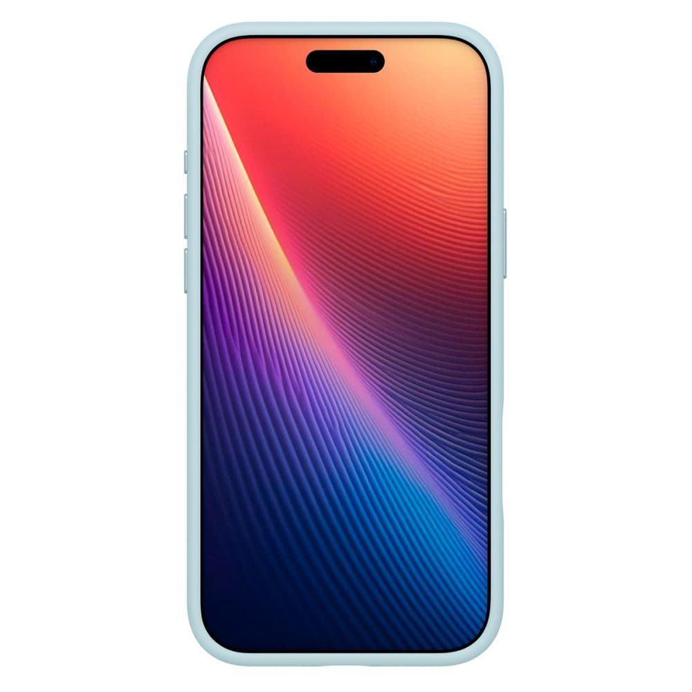 Spigen Silicone Fit MagSafe pro iPhone 17 Pro Max v tlumené modré - náhled 3