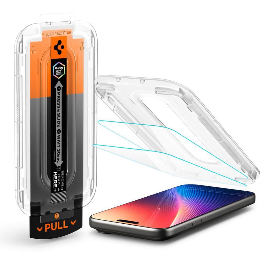 Spigen Glas.tR EZ-FIT Pro iPhone 16 Pro Max iPhone 17 Pro Max průhledný - náhled 3