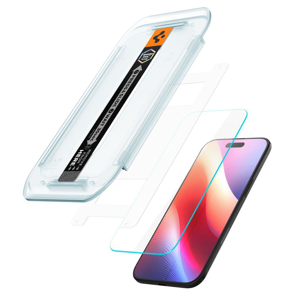 Spigen Glas.tR EZ-FIT (2 balení) iPhone 17 Air průhledný - náhled 3