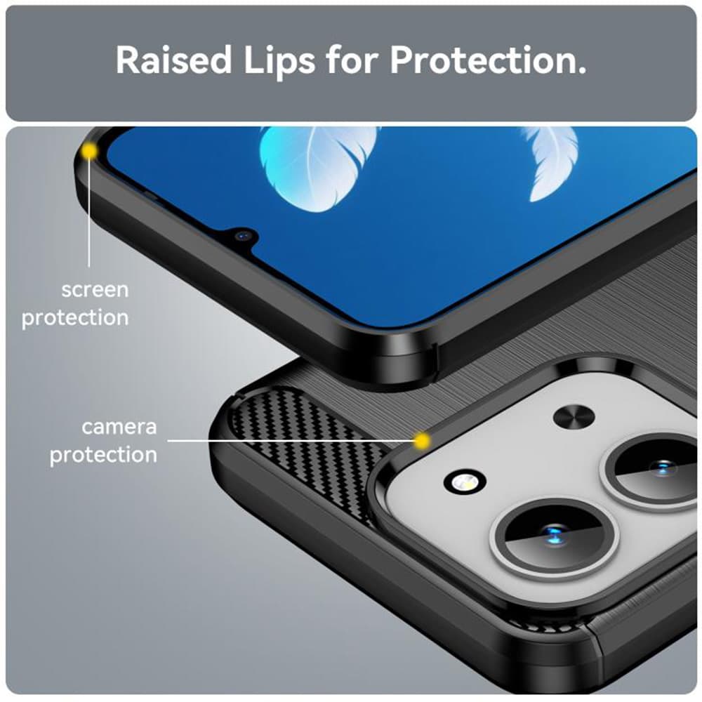Techsuit Carbon Silicone pro Xiaomi Redmi 15C 4G/5G Poco C85 4G černá - náhled 3