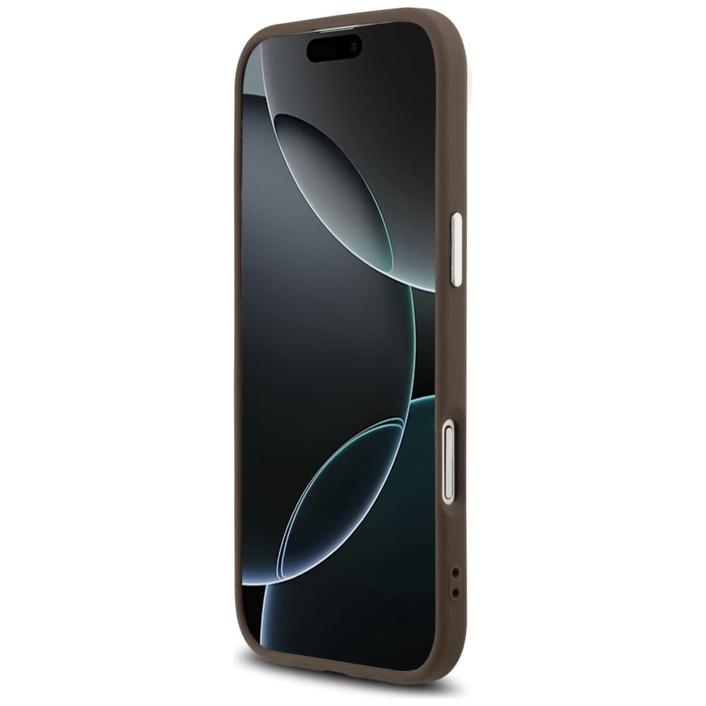 Guess Hardcase 4G Triangle Logo MagSafe iPhone 17 Air hnědý - náhled 3