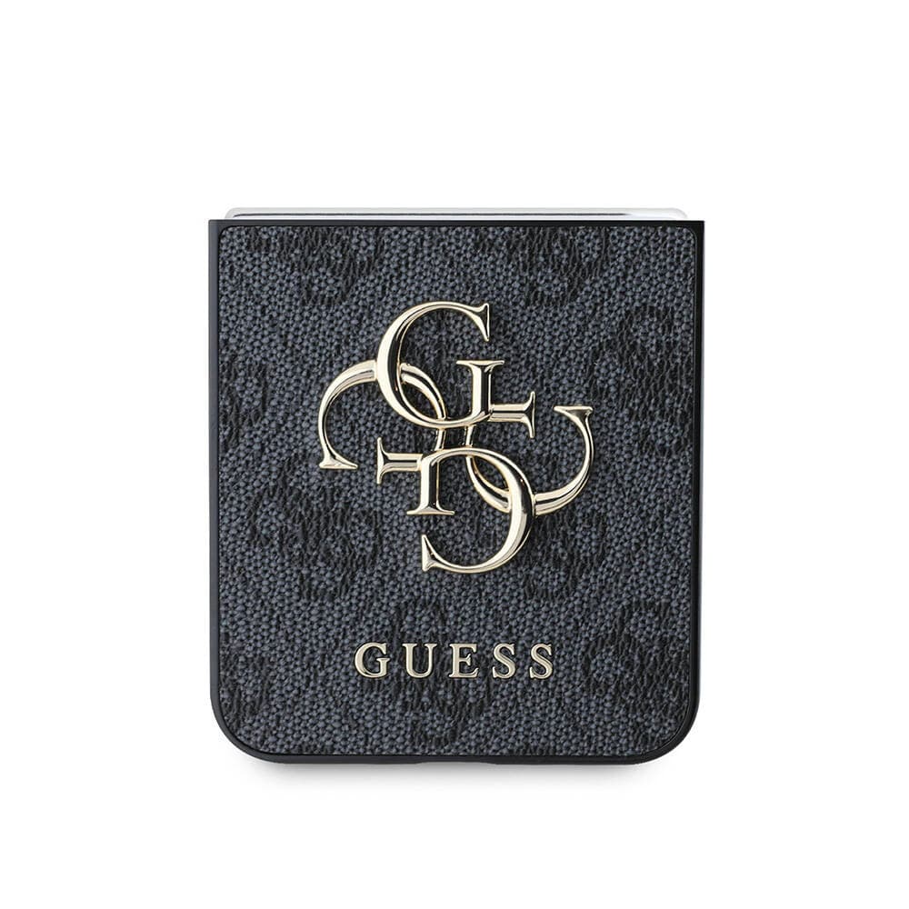 Guess Leather 4G Metal Logo pouzdro Samsung Galaxy Z Flip7 hnědé - náhled 3