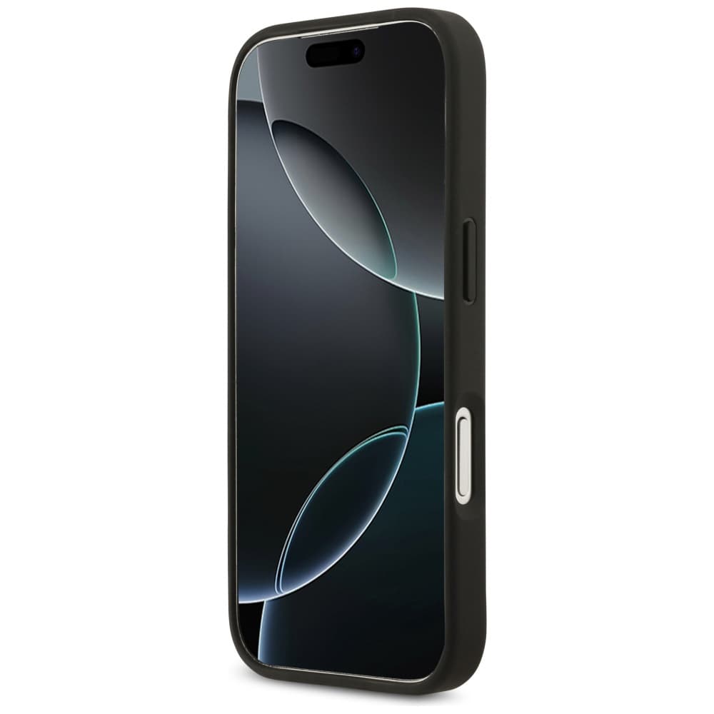 Guess Hardcase 4G Grained Roses Big Logo iPhone 17 Pro černá - náhled 3