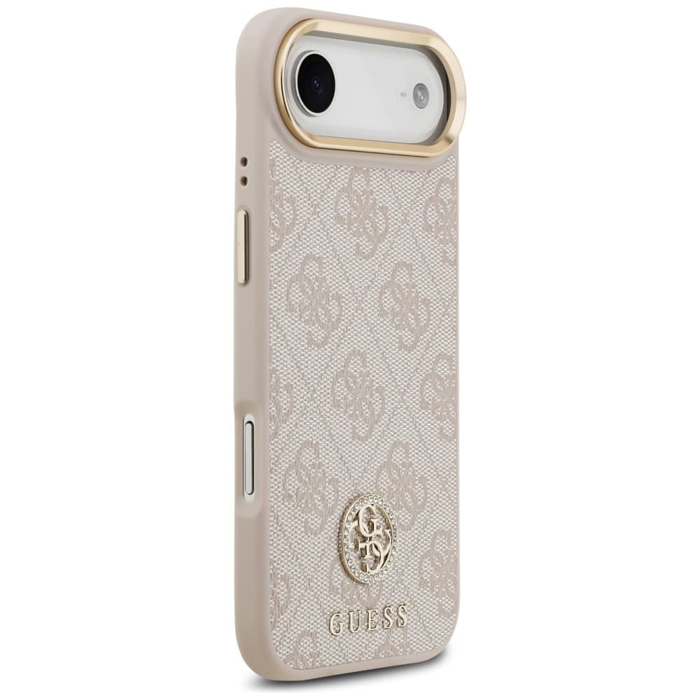 Guess Hardcase 4G Strass Logo &amp; Big Strap iPhone 17 Air růžová - náhled 3