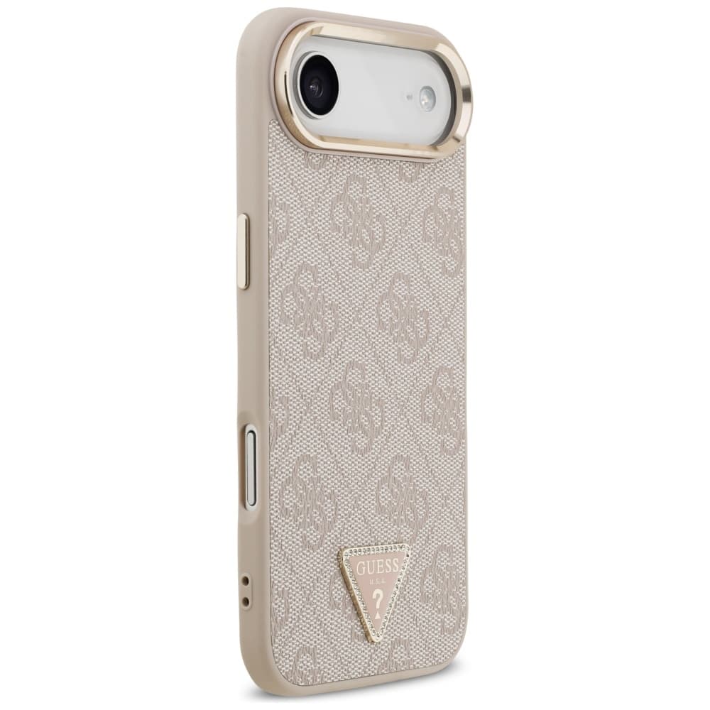 Guess Hardcase 4G Triangle Logo MagSafe iPhone 17 Air růžová - náhled 3
