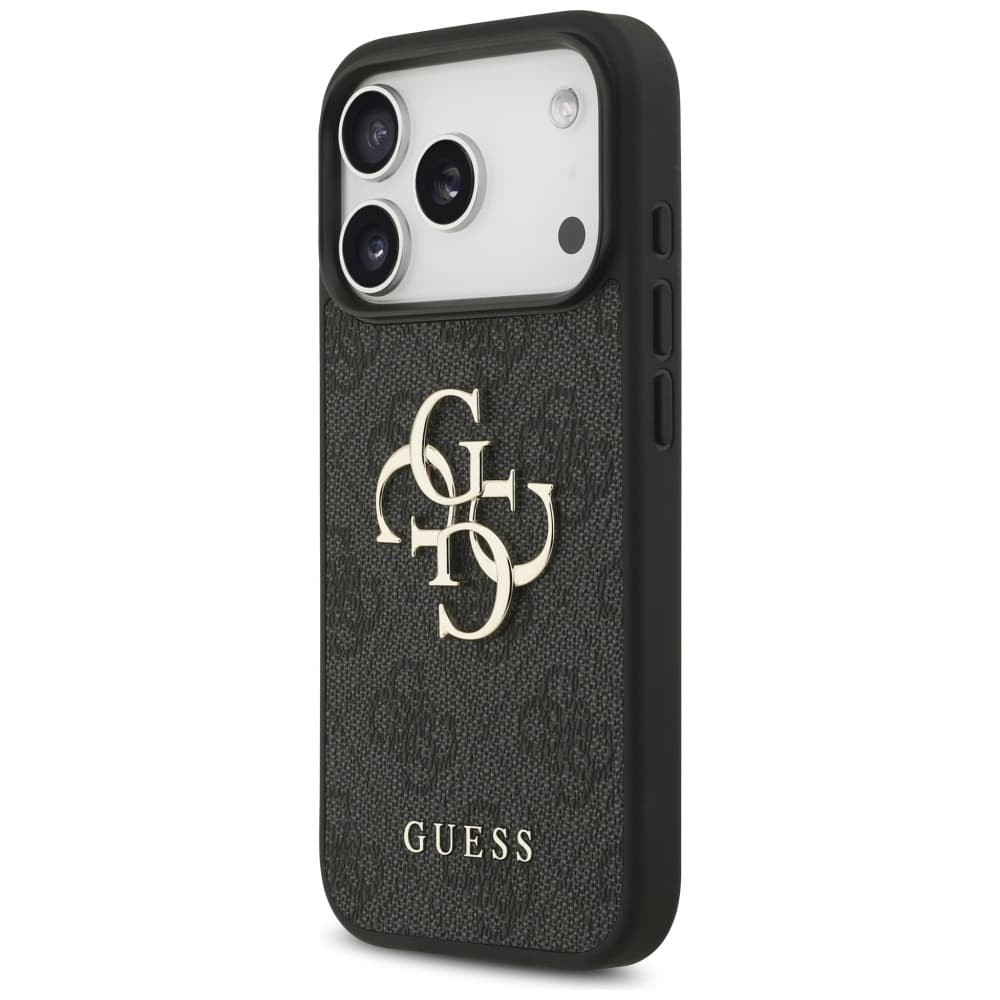 Guess Hardcase 4G Classic Logo s popruhem iPhone 17 Pro černá - náhled 3